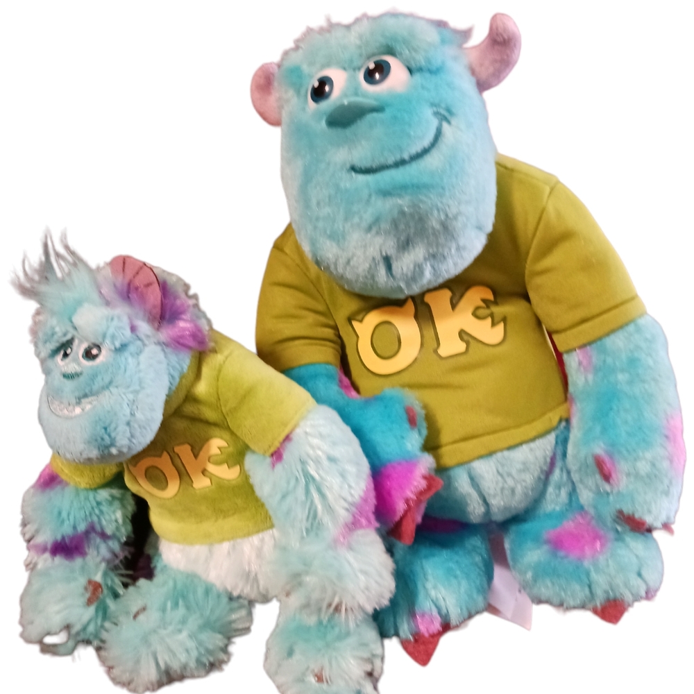 Disney Pixar Monsters University Talking Sulley x2 pcs 9" & 15